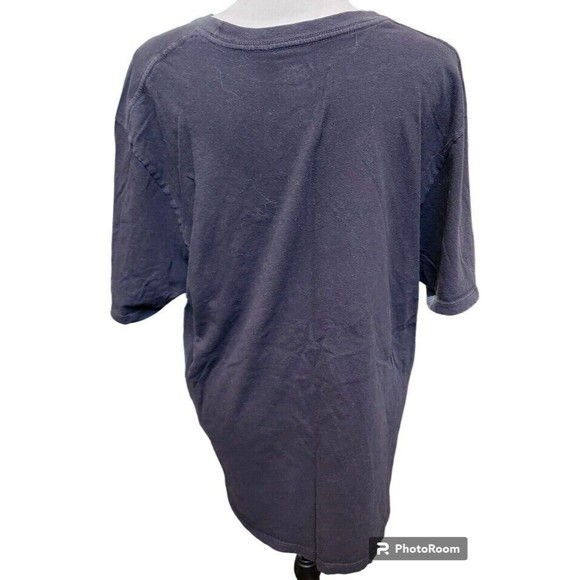 VANS Off The Wall Black T-Shirt Size Large Skater Slim Fit - Picture 3 of 5